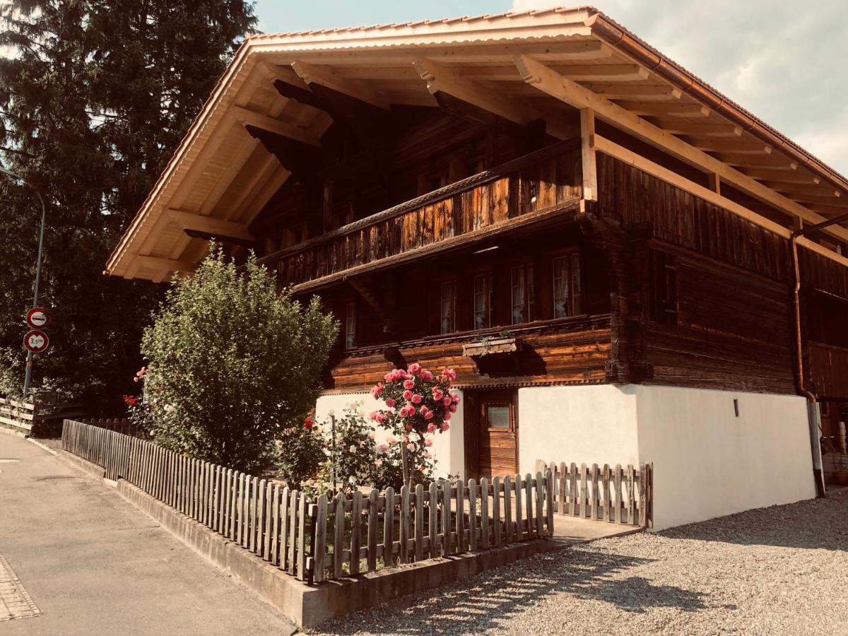 Gemuetliches Zuhause Mit Ausblick Leilighet Wilderswil Eksteriør bilde