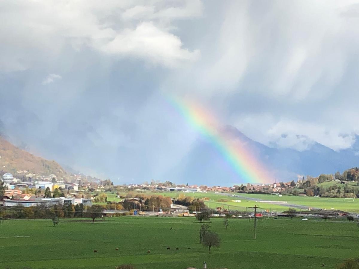 Gemuetliches Zuhause Mit Ausblick Leilighet Wilderswil Eksteriør bilde